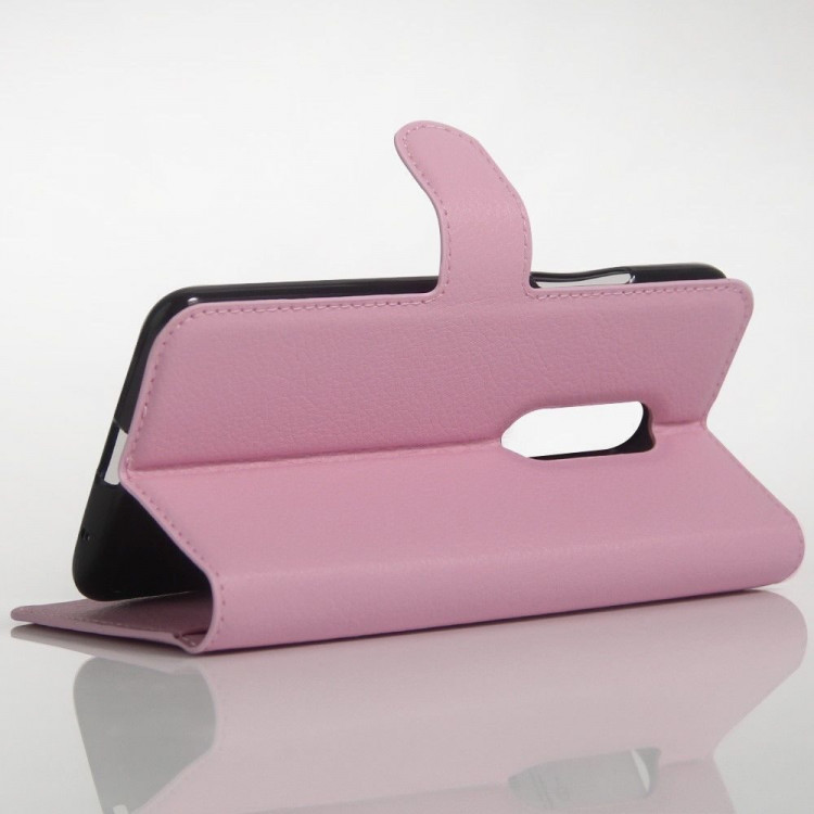 Чехол с визитницей для ZTE Axon 7 (розовый)