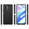 Чехол-накладка Carbon Fibre для Realme C33 (черный)