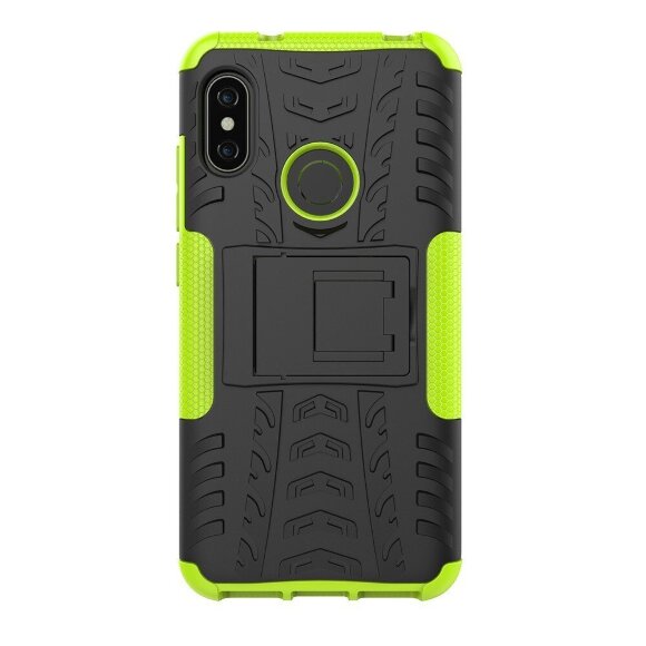 Чехол Hybrid Armor для Xiaomi Mi A2 Lite / Redmi 6 Pro (черный + зеленый) Чехол Hybrid Armor для Xiaomi Mi A2 Lite / Redmi 6 Pro (черный + зеленый)