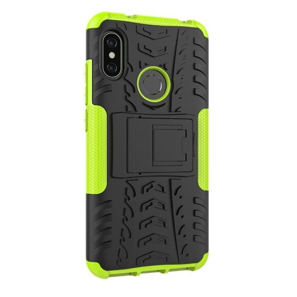 Чехол Hybrid Armor для Xiaomi Mi A2 Lite / Redmi 6 Pro (черный + зеленый) Чехол Hybrid Armor для Xiaomi Mi A2 Lite / Redmi 6 Pro (черный + зеленый)