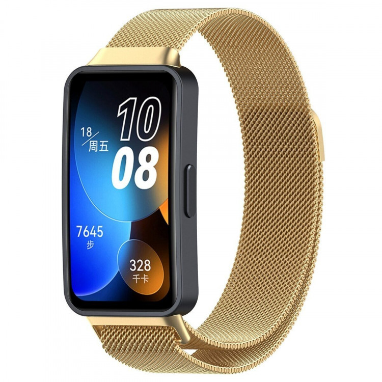 Миланский браслет для HUAWEI Band 8, HUAWEI Band 9 (золотой)