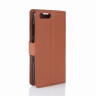 Чехол с визитницей для Xiaomi Mi Note 3 (коричневый)