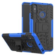 Чехол Hybrid Armor для Xiaomi Mi Max 3 (черный + голубой) Чехол Hybrid Armor для Xiaomi Mi Max 3 (черный + голубой)