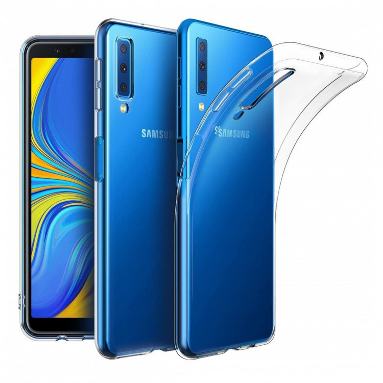 Силиконовый TPU чехол для Samsung Galaxy A7 (2018)