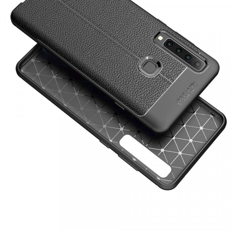 Чехол-накладка Litchi Grain для Samsung Galaxy A9 (2018) (красный)