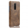 Кожаная накладка-чехол для Xiaomi Redmi K20 / Redmi K20 Pro / Xiaomi Mi 9T / Mi 9T Pro (коричневый)