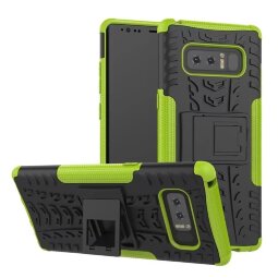 Чехол Hybrid Armor для Samsung Galaxy Note 8 (черный + зеленый)