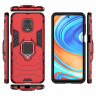 Чехол Armor Ring Holder для Redmi Note 9S / Note 9 Pro / Note 9 Pro Max (красный)