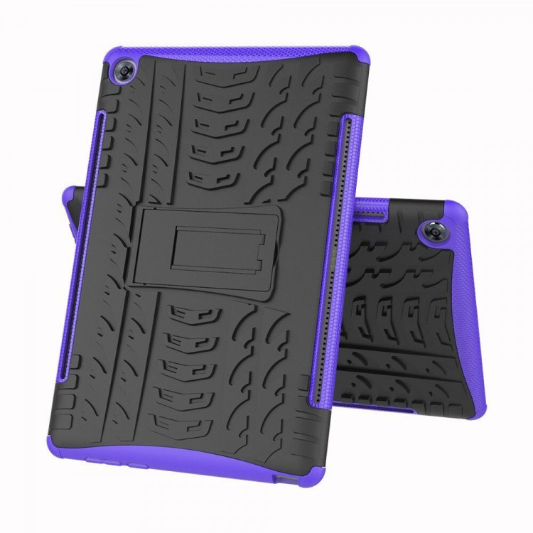 Чехол Hybrid Armor для Huawei MediaPad M5 10.8 / M5 10.8 Pro (черный + фиолетовый)