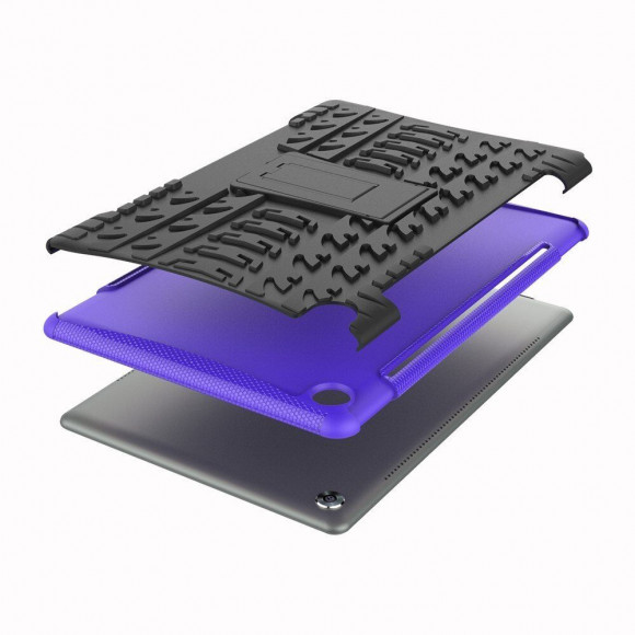 Чехол Hybrid Armor для Huawei MediaPad M5 10.8 / M5 10.8 Pro (черный + фиолетовый)