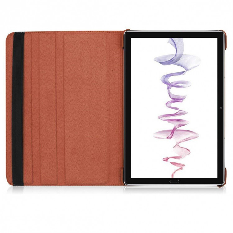 Поворотный чехол для Huawei MediaPad M6 10.8 (коричневый)