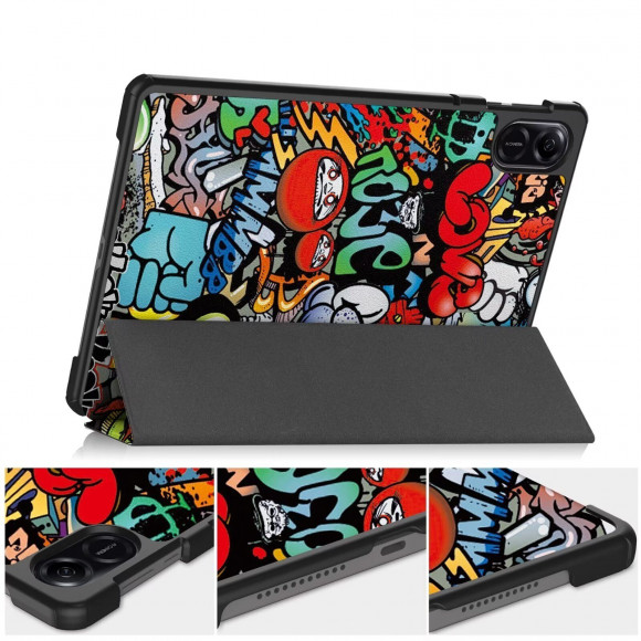 Чехол Smart Case для HONOR Pad X9, ELN-W09, 5301AGJC (Graffiti)