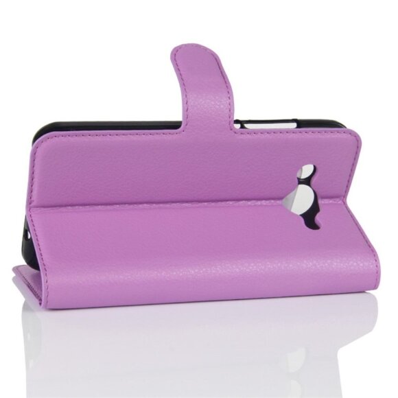 Чехол с визитницей для Huawei Y3 2017 (фиолетовый)