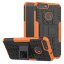 Чехол Hybrid Armor для Huawei P Smart / Enjoy 7S (черный + оранжевый)