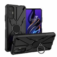 Чехол Armor Shockproof Ring Holder для Tecno Pova 3 (черный) Чехол Armor Shockproof Ring Holder для Tecno Pova 3 (черный)