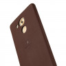 Кожаная накладка LENUO для Huawei Mate 8 (коричневый)