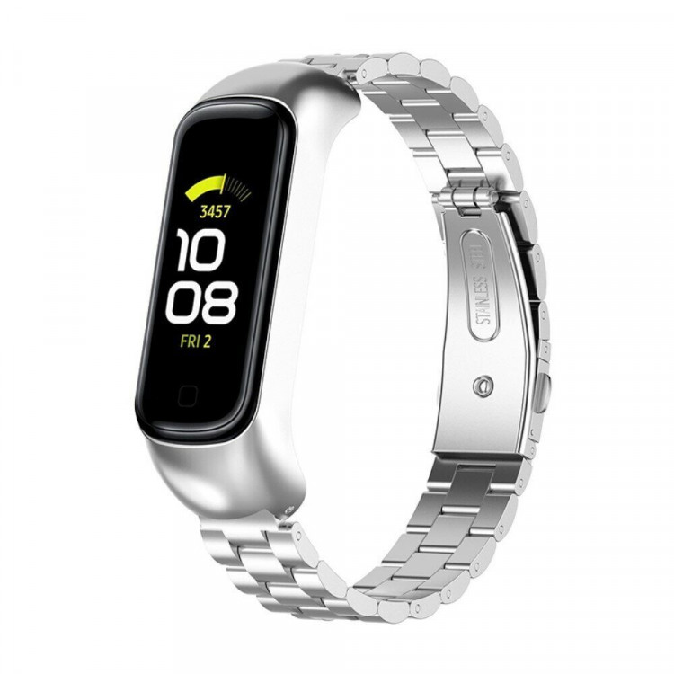 Стальной браслет для Samsung Galaxy Fit 2 SM-R220 (серебряный)