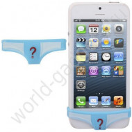 Стринги для iPhone 5 / 4 / 4s (Question blue) Стринги для iPhone 5 / 4 / 4s (Question blue)