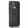 Чехол из экокожи для Infinix Hot 12i (черный)