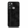 Чехол из экокожи для Infinix Hot 12i (черный)