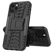 Чехол Hybrid Armor для iPhone 12 / iPhone 12 Pro (черный)