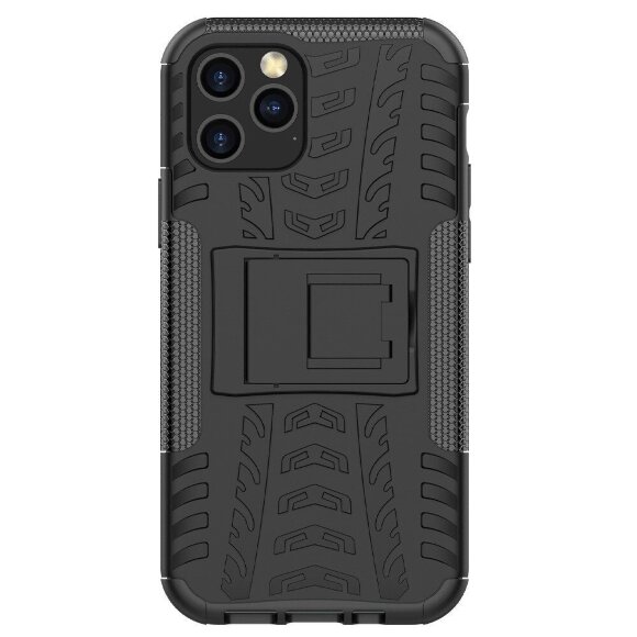 Чехол Hybrid Armor для iPhone 12 / iPhone 12 Pro (черный)