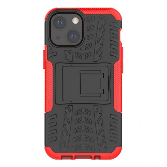 Чехол Hybrid Armor для iPhone 13 mini (черный + красный) Чехол Hybrid Armor для iPhone 13 mini (черный + красный)