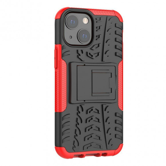 Чехол Hybrid Armor для iPhone 13 mini (черный + красный) Чехол Hybrid Armor для iPhone 13 mini (черный + красный)