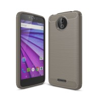 Чехол-накладка Carbon Fibre для Motorola Moto C Plus (серый) Чехол-накладка Carbon Fibre для Motorola Moto C Plus (серый)