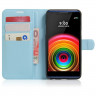 Чехол с визитницей для LG X Power K220DS (голубой)