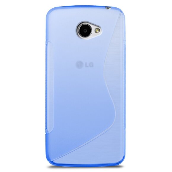 Нескользящий чехол для LG K5 X220DS (голубой)
