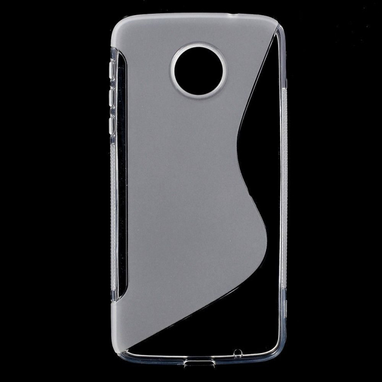 Нескользящий чехол для Motorola Moto Z (прозрачный)