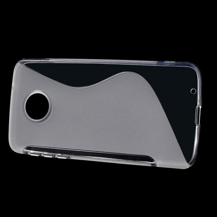 Нескользящий чехол для Motorola Moto Z (прозрачный)