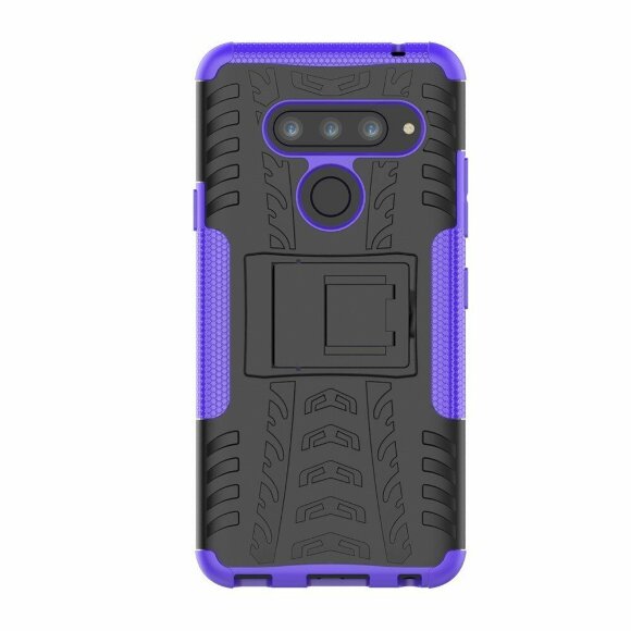 Чехол Hybrid Armor для LG V40 ThinQ (черный + фиолетовый) Чехол Hybrid Armor для LG V40 ThinQ (черный + фиолетовый)