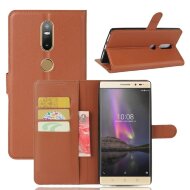 Чехол с визитницей для Lenovo Phab 2 Plus (коричневый) Чехол с визитницей для Lenovo Phab 2 Plus (коричневый)