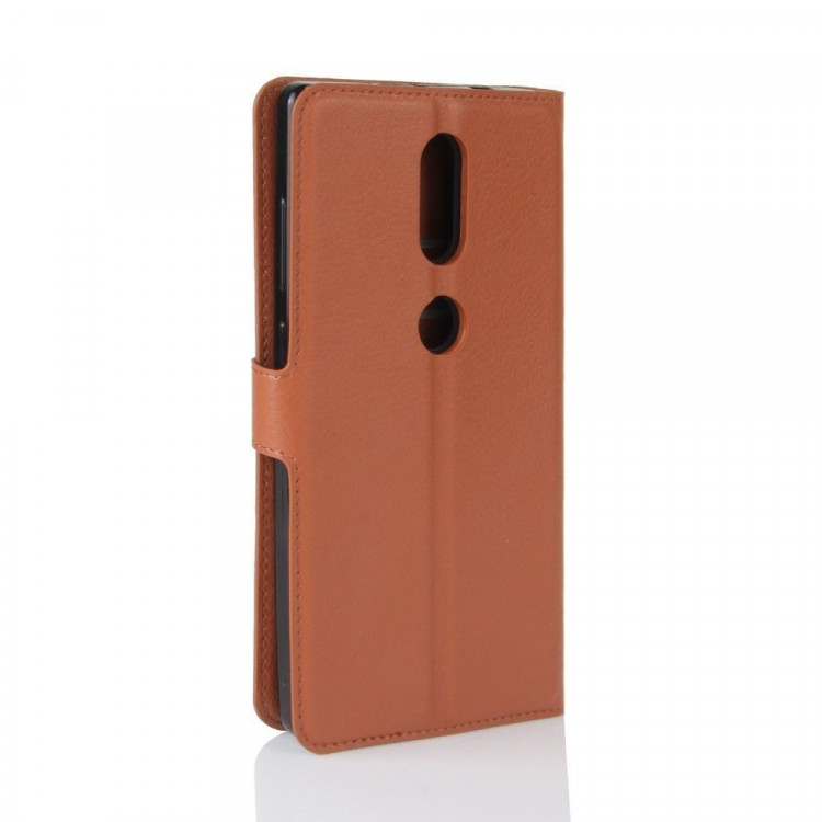 Чехол с визитницей для Lenovo Phab 2 Plus (коричневый)