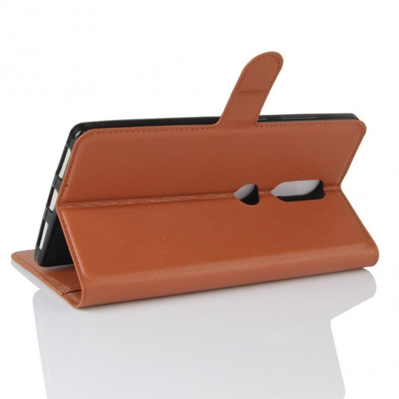 Чехол с визитницей для Lenovo Phab 2 Plus (коричневый)