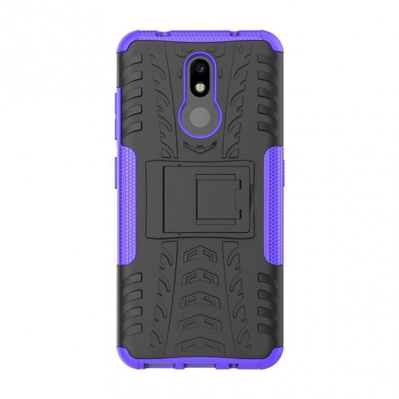 Чехол Hybrid Armor для Nokia 3.2 (черный + фиолетовый) Чехол Hybrid Armor для Nokia 3.2 (черный + фиолетовый)