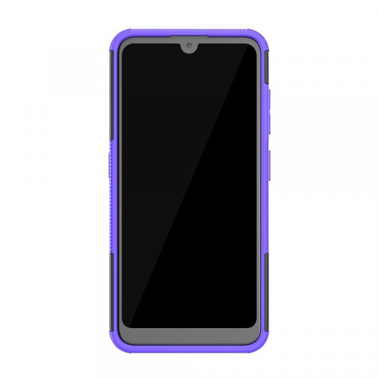 Чехол Hybrid Armor для Nokia 3.2 (черный + фиолетовый)