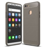 Чехол-накладка Carbon Fibre для OPPO F5 (серый)