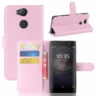 Чехол с визитницей для Sony Xperia XA2 (розовый) Чехол с визитницей для Sony Xperia XA2 (розовый)
