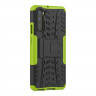 Чехол Hybrid Armor для OnePlus Nord (черный + зеленый)