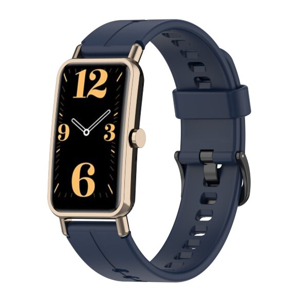 Силиконовый ремешок для Huawei Watch Fit Mini и часов с креплением 16мм (темно-синий) Силиконовый ремешок для Huawei Watch Fit Mini и часов с креплением 16мм (темно-синий)