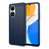 Чехол-накладка Carbon Fibre для Honor X7 (темно-синий)