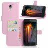 Чехол с визитницей для ZTE Blade A510 (розовый)