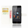 Чехол с визитницей для ZTE Nubia M2 lite (белый)