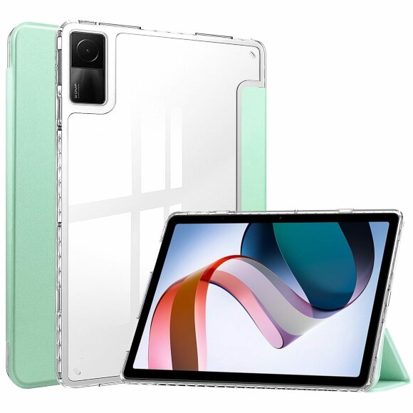 Чехол Smart Tablet для Xiaomi Redmi Pad, 10,61 дюйма (светло-зеленый)