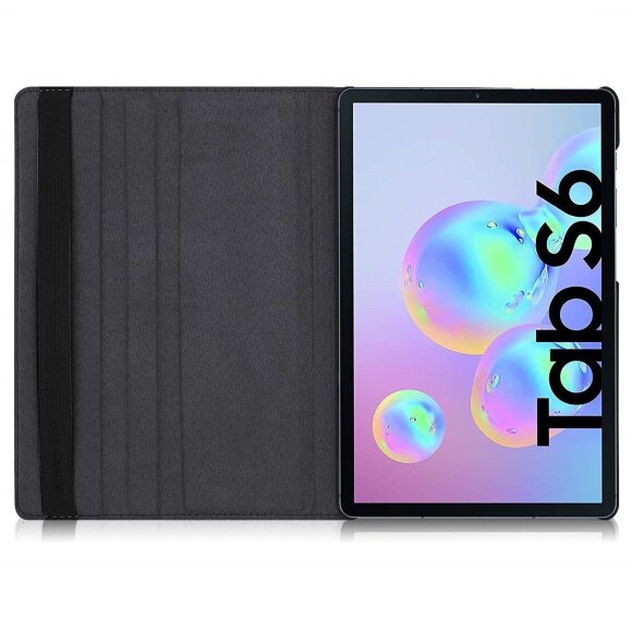 Поворотный чехол для Samsung Galaxy Tab S6 SM-T860 / SM-T865 (черный) Поворотный чехол для Samsung Galaxy Tab S6 SM-T860 / SM-T865 (черный)