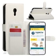 Чехол с визитницей для Meizu M3 Note (белый)