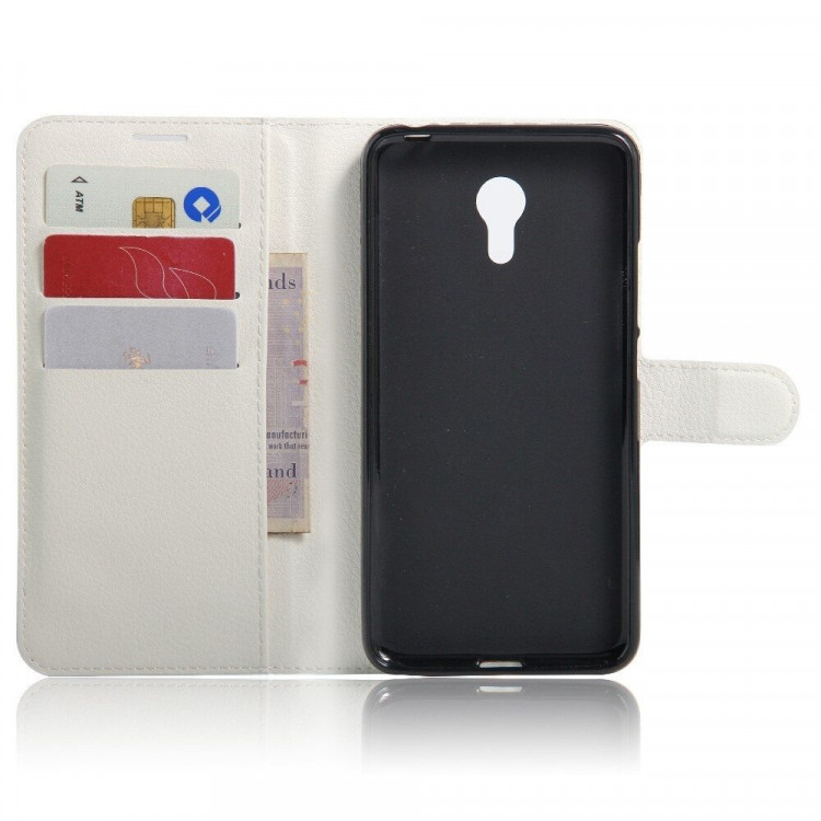 Чехол с визитницей для Meizu M3 Note (белый)